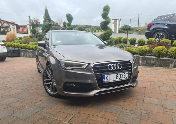 Audi A3 cena 63999 przebieg: 122376, rok produkcji 2015 z Lubomierz małe 106
